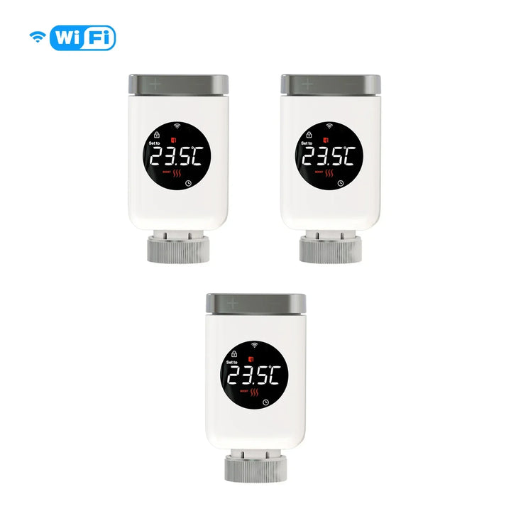 Smart Thermostat Radiator Valve TRV With WiFi ZigBee App Remote Control Energy Saving Fall 2025