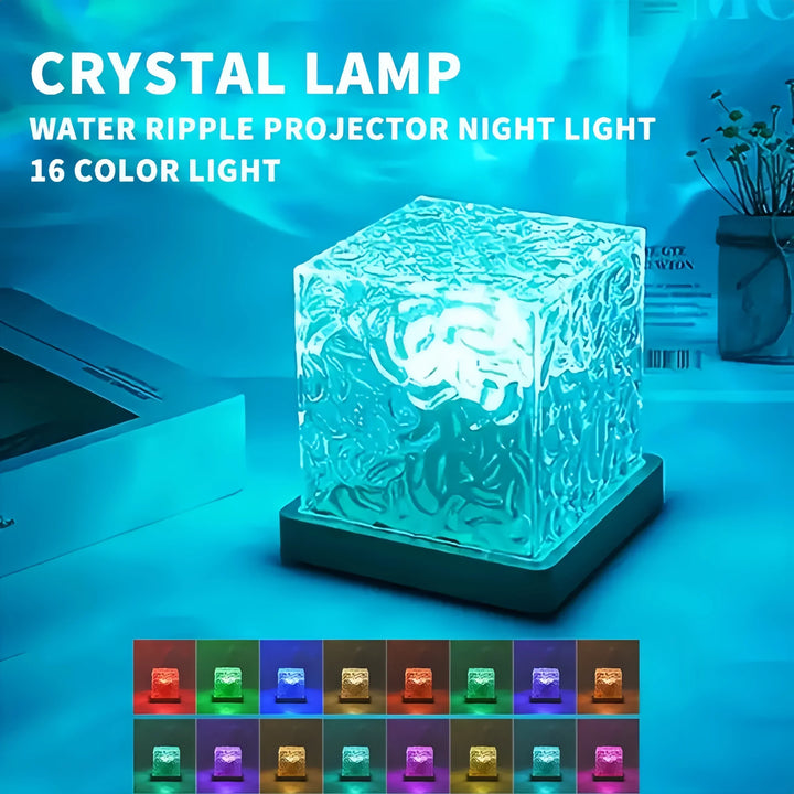 Projection Light Ocean Wave Aurora LED Night Light With Remote USB Powered Dimmable Rotating Fall 2026 Gift Idea