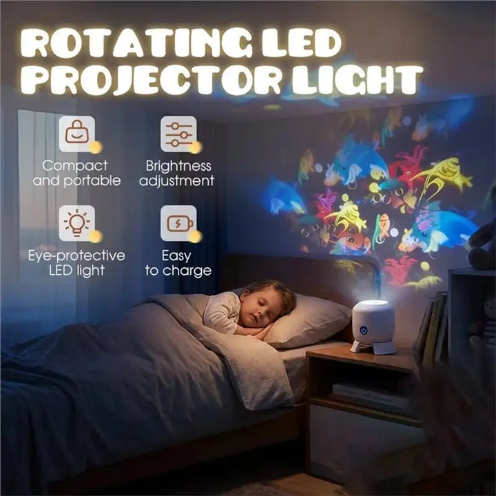 Night Light Projector Ocean Wave Rotating Lamp Kids Bedroom Decor Gift Idea Fall 2026