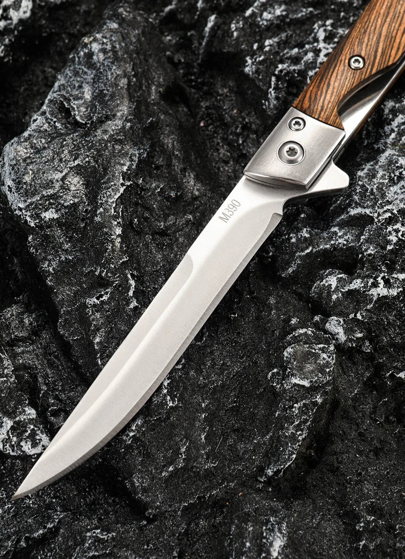 Damascus Pattern Folding Pocket Knife Stainless Steel – Outdoor Camping Multi-Purpose EDC 2026