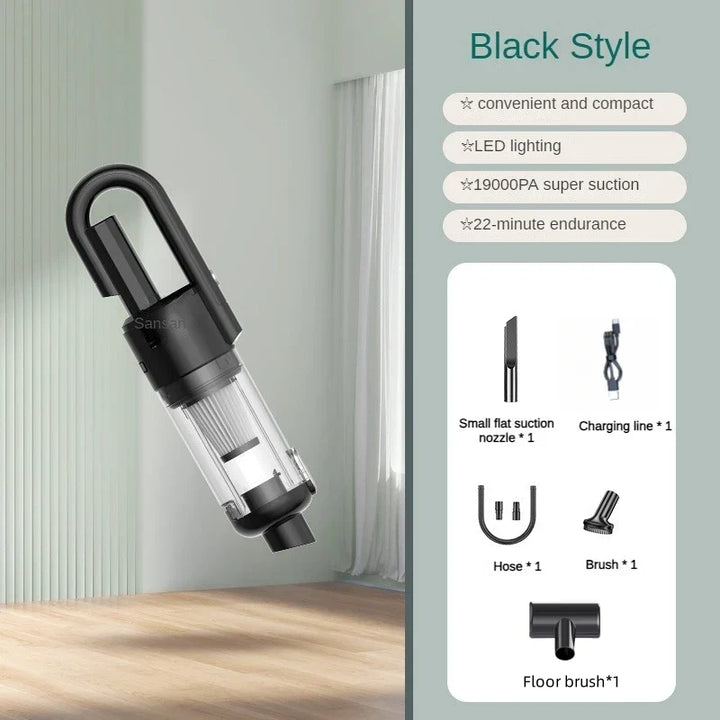 Powerful Wireless Handheld Vacuum Cleaner - Suction for Household Cleaning &amp; Car Use