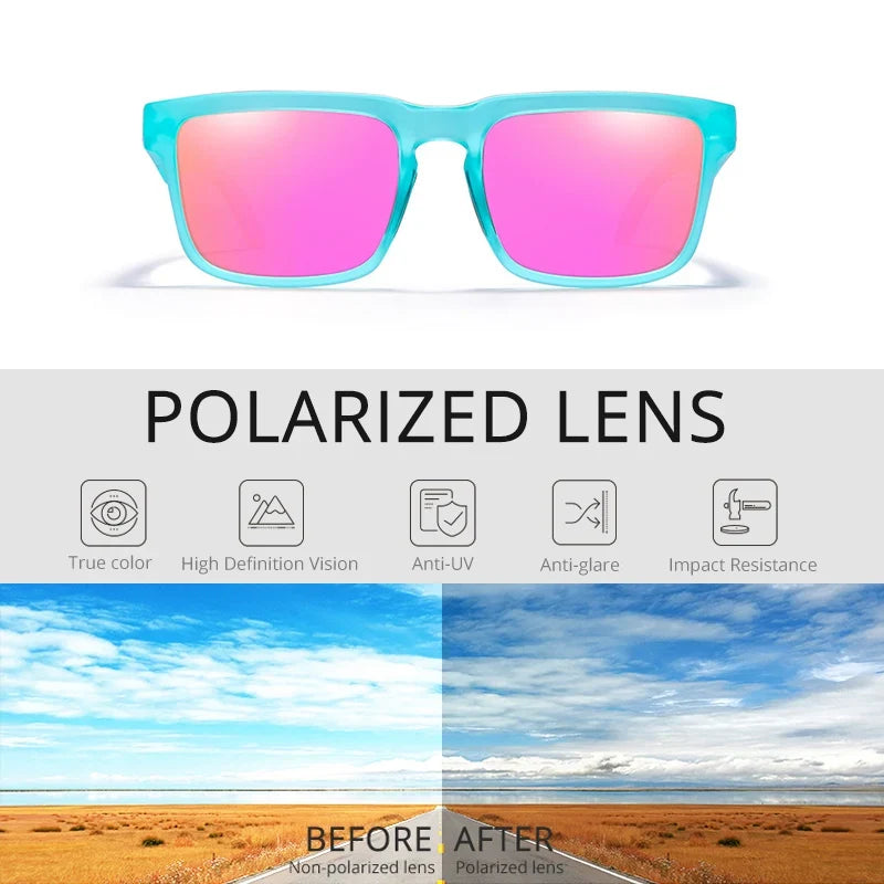 Polarized Sunglasses Unisex Outdoor Eyewear Summer 2026 Trend Mirror Lens Lightweight UV Protection Gift Idea