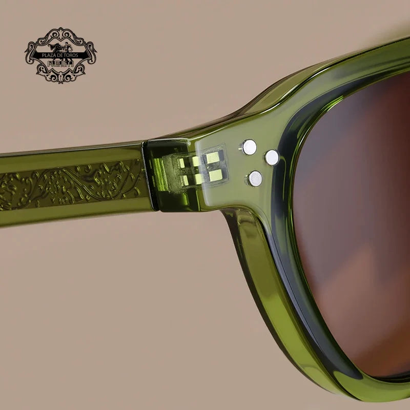 Sunglasses TR90 Frame Retro Rivets Style Unisex Polarized UV400 Summer 2026 Gift Idea