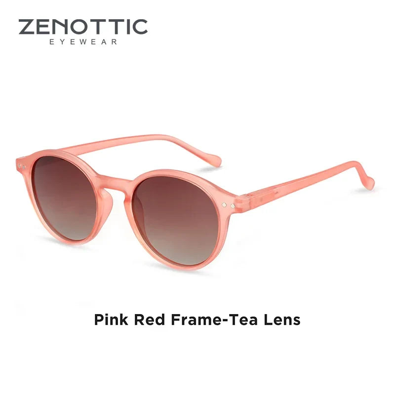 Polarized Sunglasses Round Retro Unisex Eyewear Summer 2026 Trend UV400 Protection