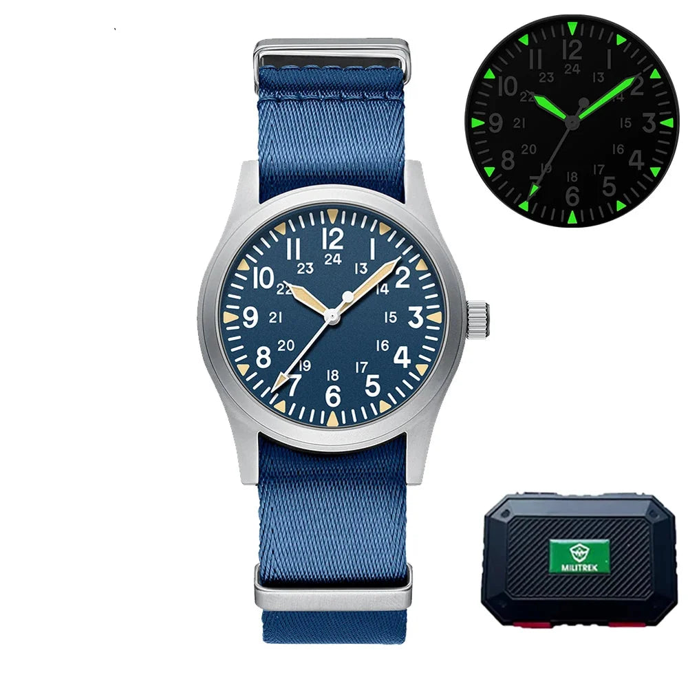 Military Quartz Field Watch 37mm Sapphire Fall 2025