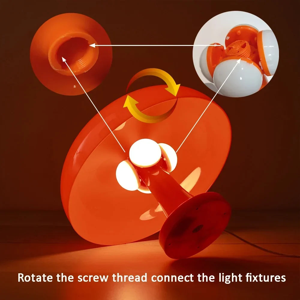 LED Table Lamp Mushroom Desk Lamp TikTok Viral Fall 2026 Home Decor Gift Idea For Cozy Bedrooms