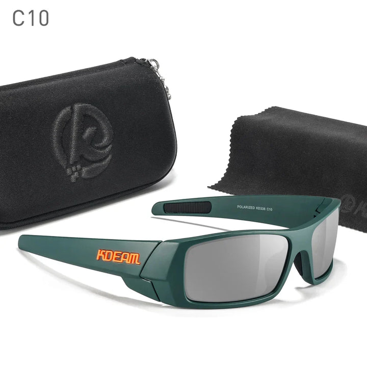 Photochromic Sunglasses All-Black Frame Fishing Sunglasses Summer 2026 Night Driving Comfort Case Included