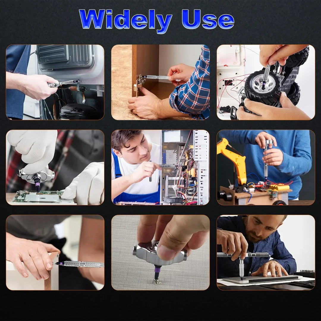 Screwdriver Bit Set Magnetic Design Multi Bit Repair Kit For DIY Projects Fall 2025 Gift Idea