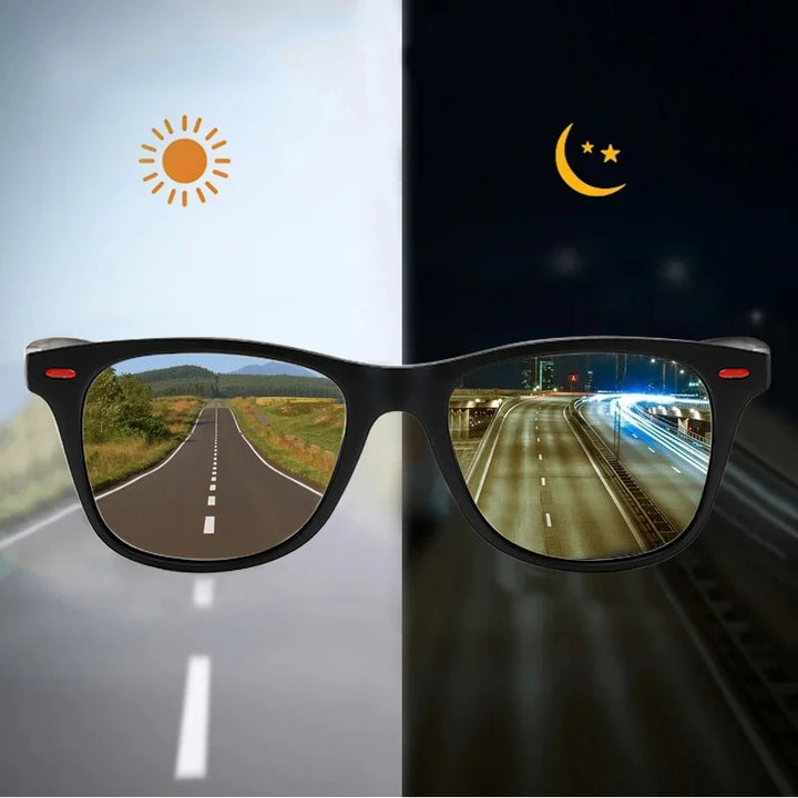 Night Vision Glasses PC Frame Polarized Sunglasses Fall 2026 Day Night Driving Vision Goggles