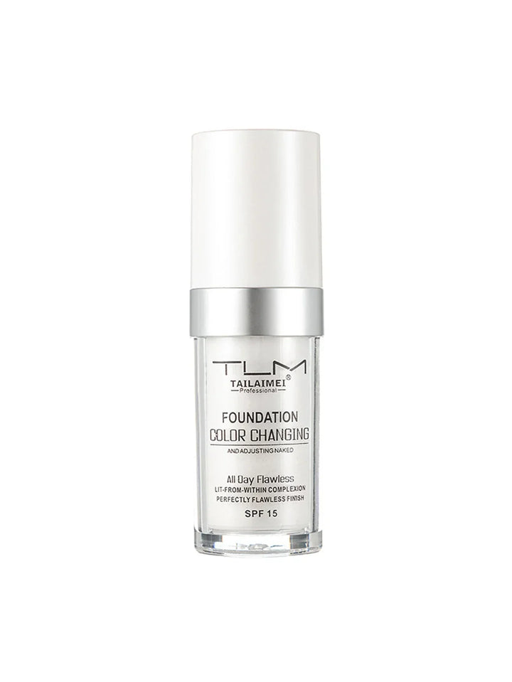 colour-Changing Liquid Foundation with SPF - Long-Lasting Waterproof Oil-Control Sunscreen Cream 30ml