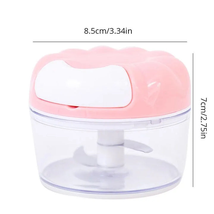 1pc Blue/Pink Manual Garlic Masher - Kitchen Gadget for Easy Mashing and Minced Garlic