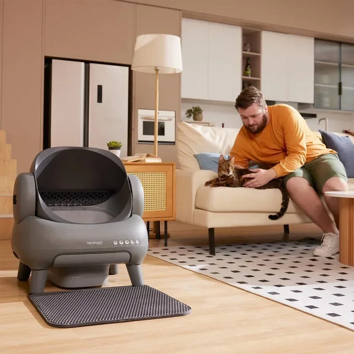 Smart Cat Litter Box App Controlled Automatic Self Cleaning Fall 2025 TikTok Viral Low Noise Odor Reduction