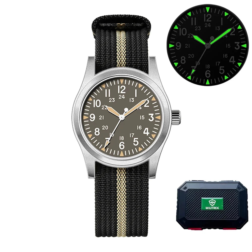 Military Quartz Field Watch 37mm Sapphire Fall 2025