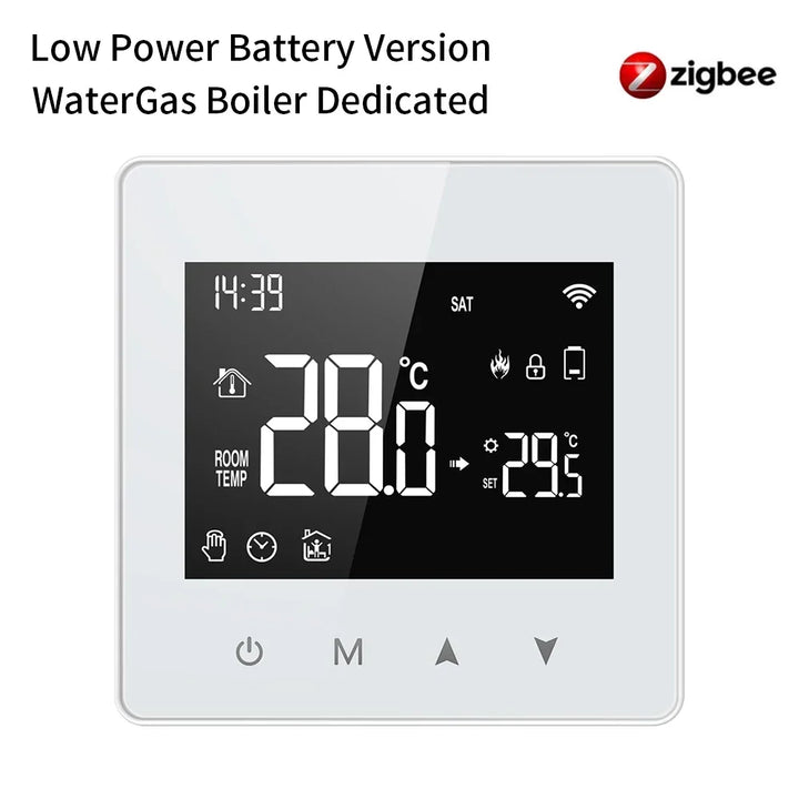 Smart Thermostat Fall 2025 - WiFi ZigBee Boiler Controller, Battery Powered, Alexa Google Home Compatible, Low Power