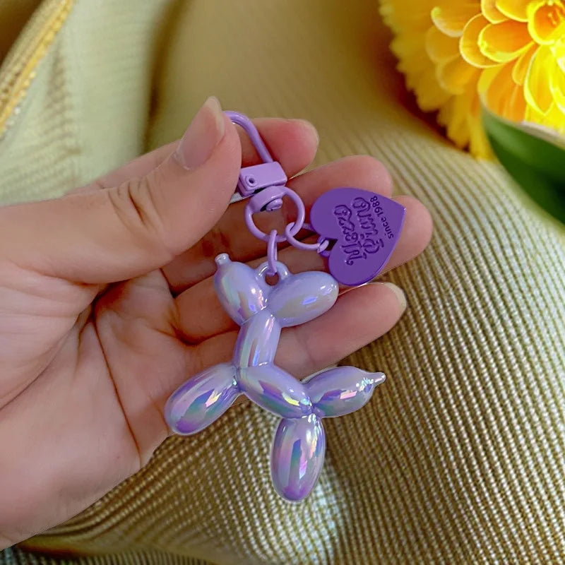 Balloon Dog Keychain Resin Cute Bag Pendant Fall 2025 Gift