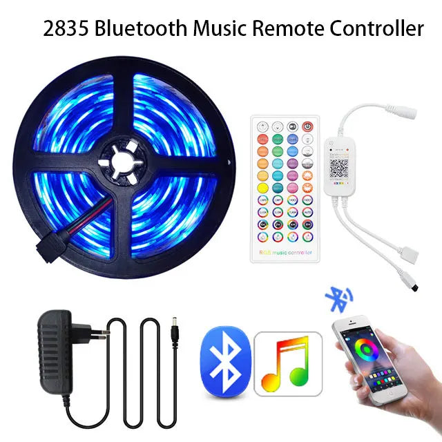 RGB LED Strip Lights 2835 App Music Sync Ambient Decor
