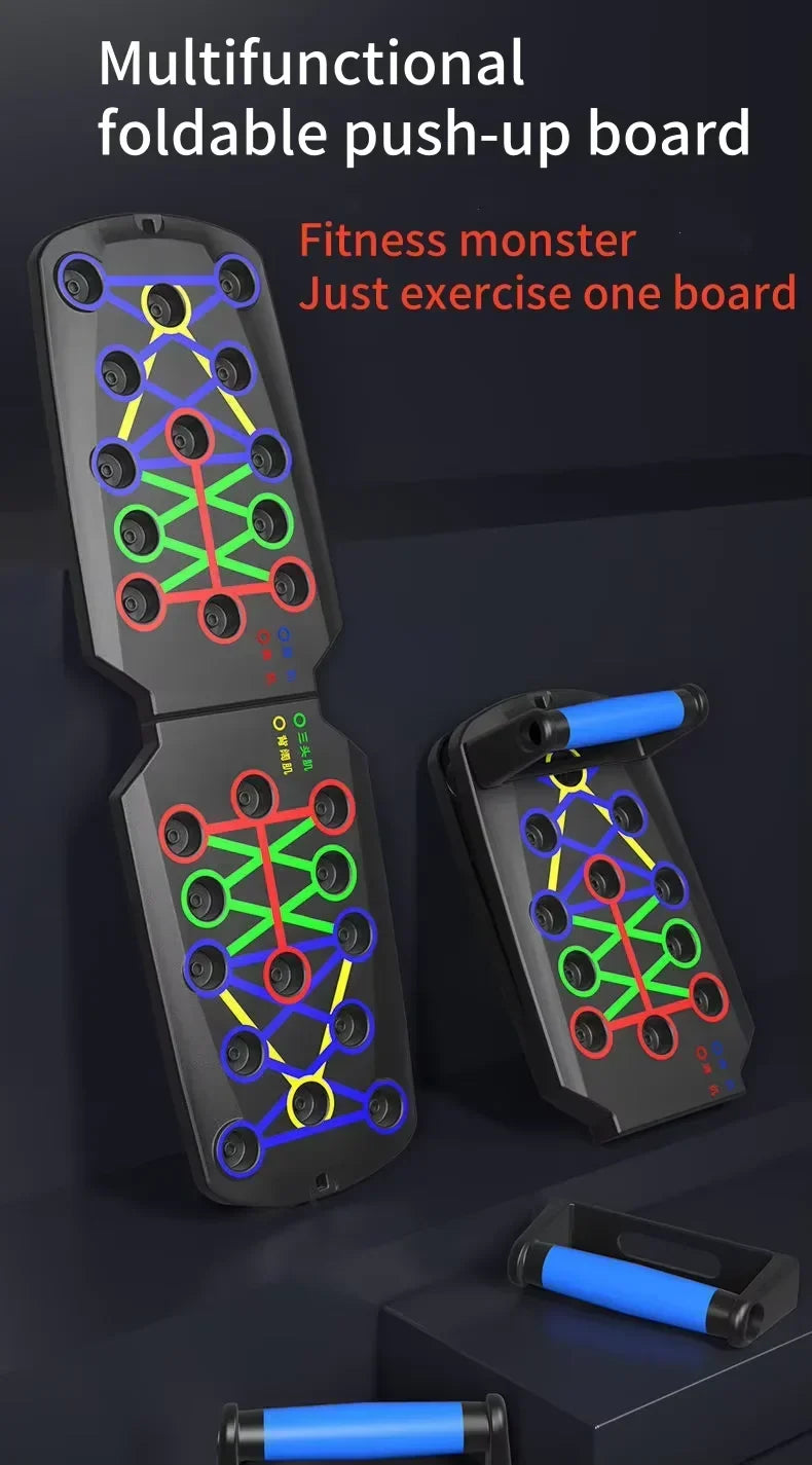 Push Up Board Foldable 28 Modes Home Workout Trainer
