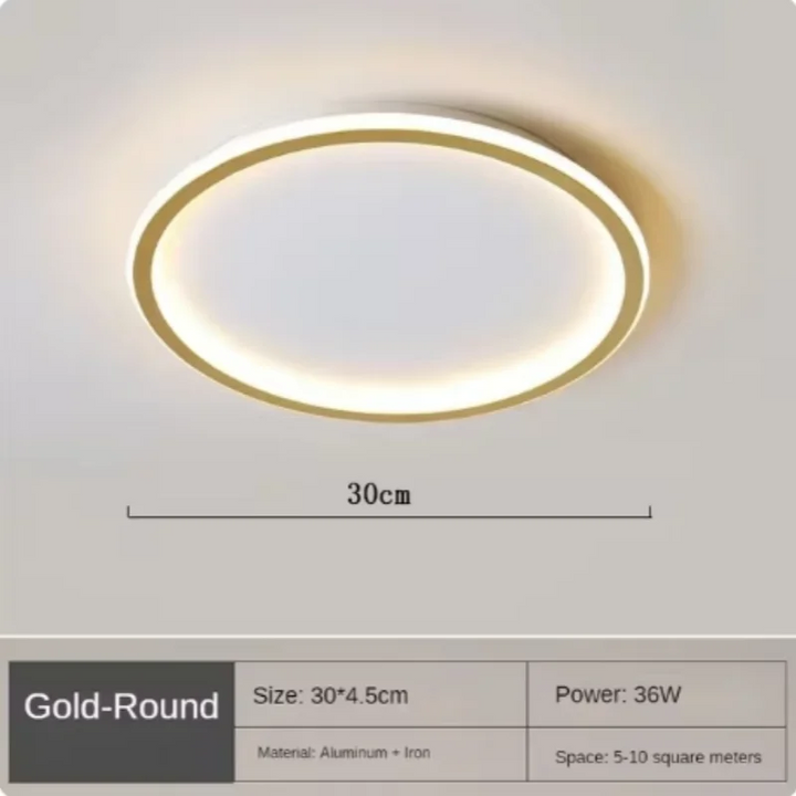 LED Ceiling Light Nordic Minimalist Circular with Remote Control Energy Efficient Home Decor TikTok Viral Fall 2026