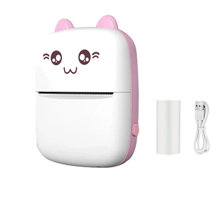 Mini HD Portable Label Thermal Printer - Bluetooth Pocket Printer for Students, Inkless Printing, Ideal Gift for Christmas