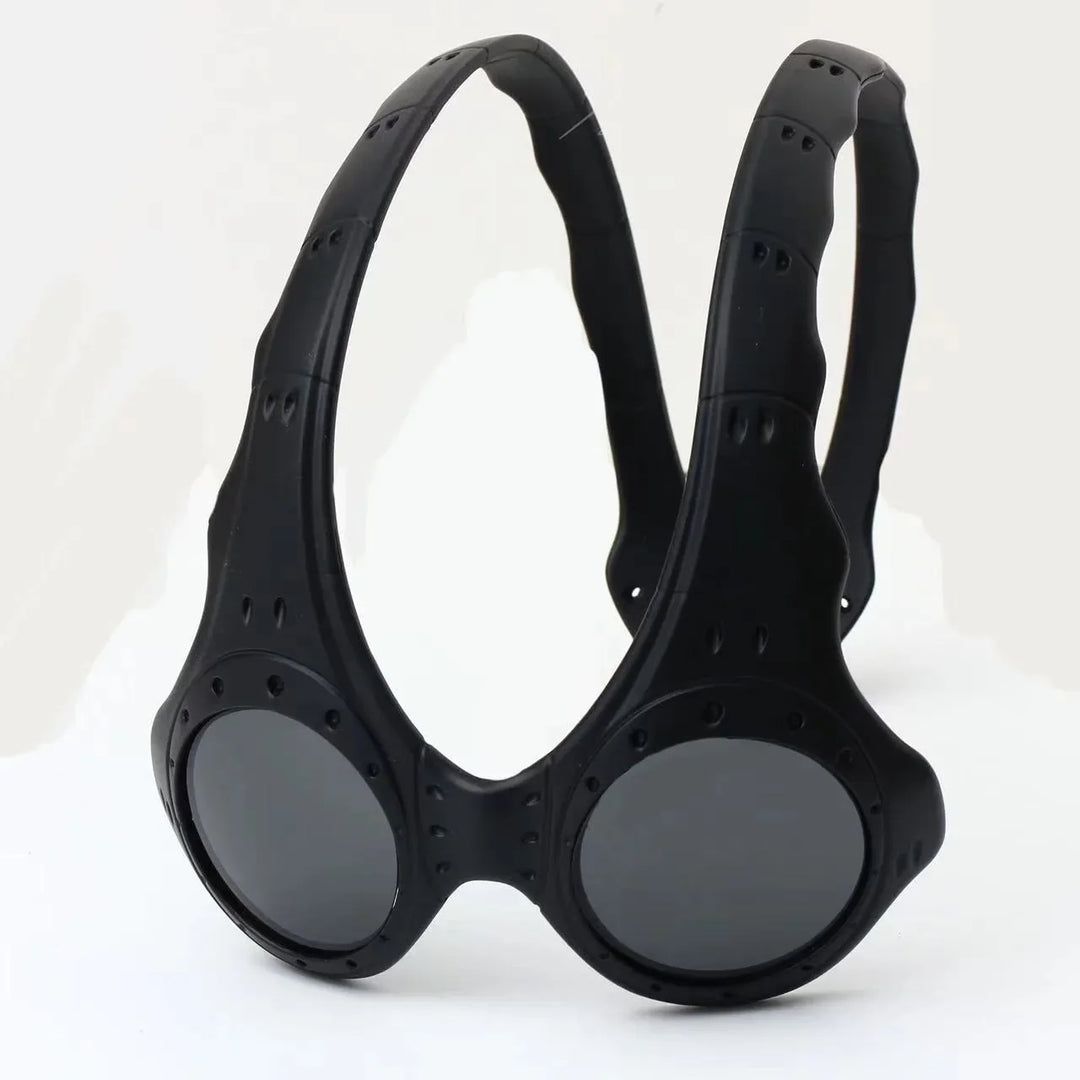 Sunglasses Metal Frame Oversized Round Lens Eyewear For Outdoor Cycling TikTok Viral Retro 2026