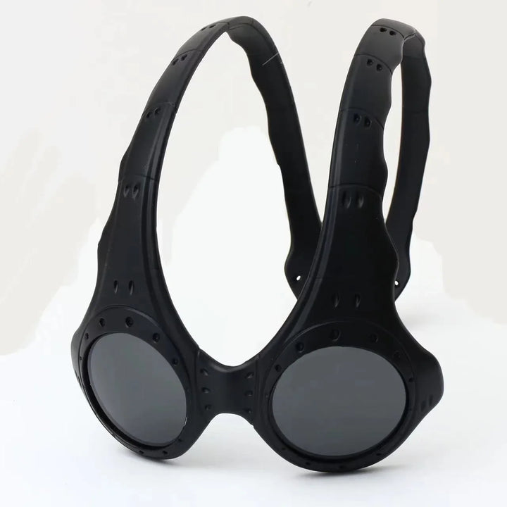 Sunglasses Metal Frame Oversized Round Lens Eyewear For Outdoor Cycling TikTok Viral Retro 2026
