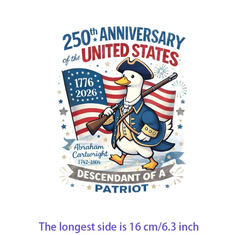 Iron On Patches USA Flag Bald Eagle Heat Transfer Set Patriotic 4th Of July DIY Clothing Decor 2026