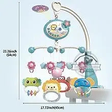 Musical Baby Mobile Projection Remote Newborn Sensory Toys