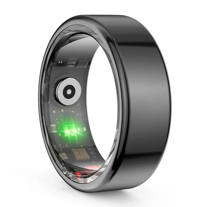 Smart Ring Health Tracker IP68 Waterproof Heart Rate Sleep SpO2 Multi Sport Modes Titanium Shell Fall 2025 Gift