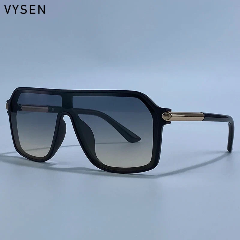 Sunglasses Shield OnePiece Steampunk Oversized Metal Frame Sports Sunglasses Fall 2026 Trend Premium Build