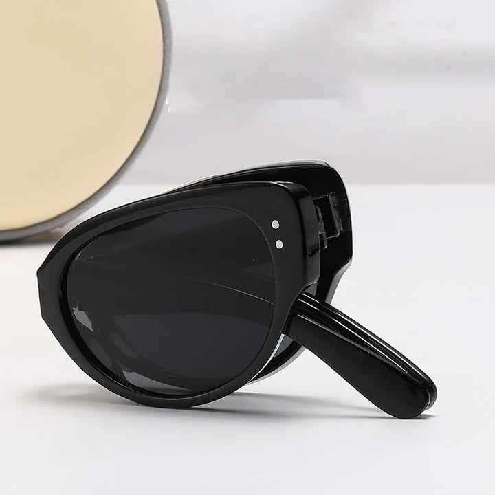 Cat Eye Sunglasses Foldable Narrow Frame Fall 2026 UV Protection Fashion Accessory
