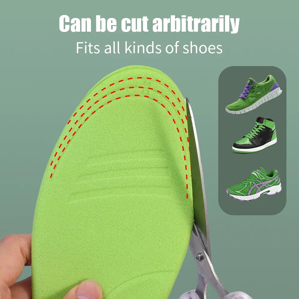 Memory Foam Orthopaedic Insoles 12 Pack Antibacterial Plantar Fascia Insole