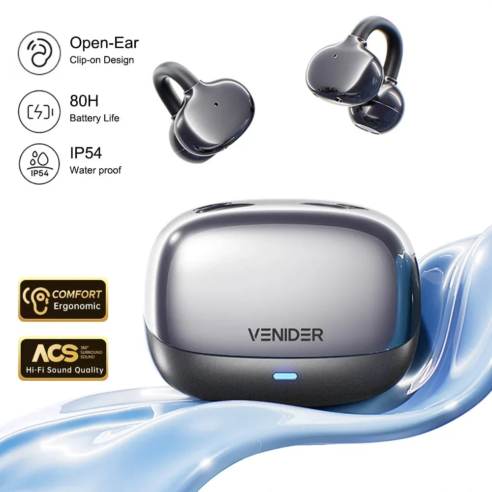 Bone Conduction Open Ear Bluetooth Earbuds Sports Gym