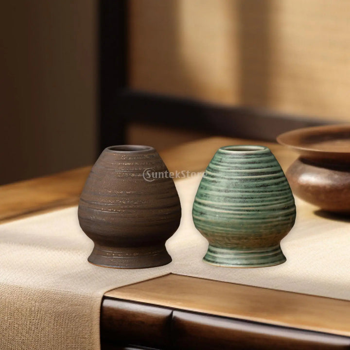 Matcha Whisk Holder Ceramic Chasen Stand Home Teaware