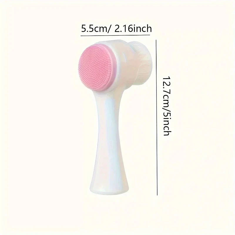 Silicone Pet Paw Cleaner &amp; Massage Brush - Dual-Sided Dog Grooming Tool for Healthy Coats