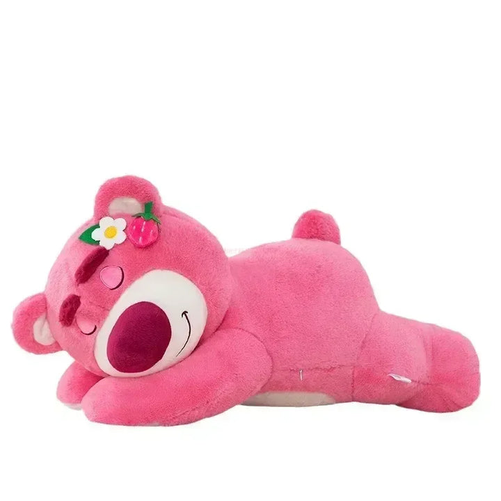 Lotso Plush Strawberry Bear Pillow - 90cm Stuffed Toy, A Sweet Valentine&