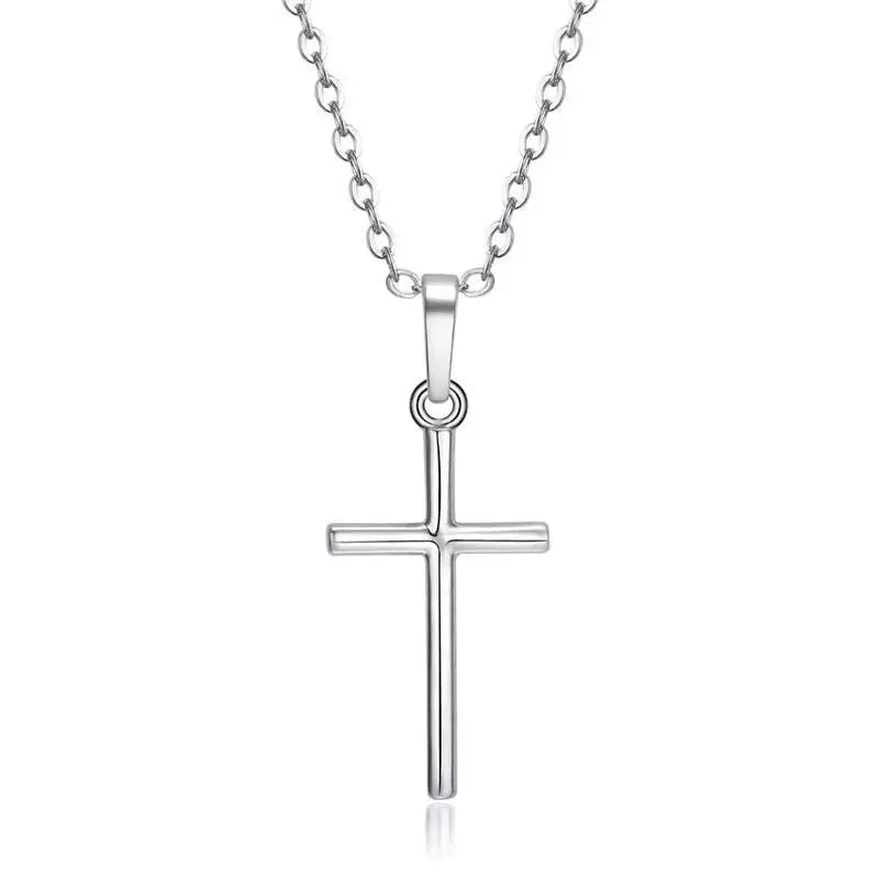 Cross Necklace Pendant Jewelry Unisex Long Chain Christian Charm Gift Idea Summer 2026 Trend