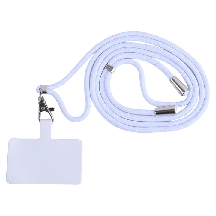 Adjustable Detachable Phone Lanyard with Card Holder &amp; Carabiner - 13 colours, Nylon Strap Accessory