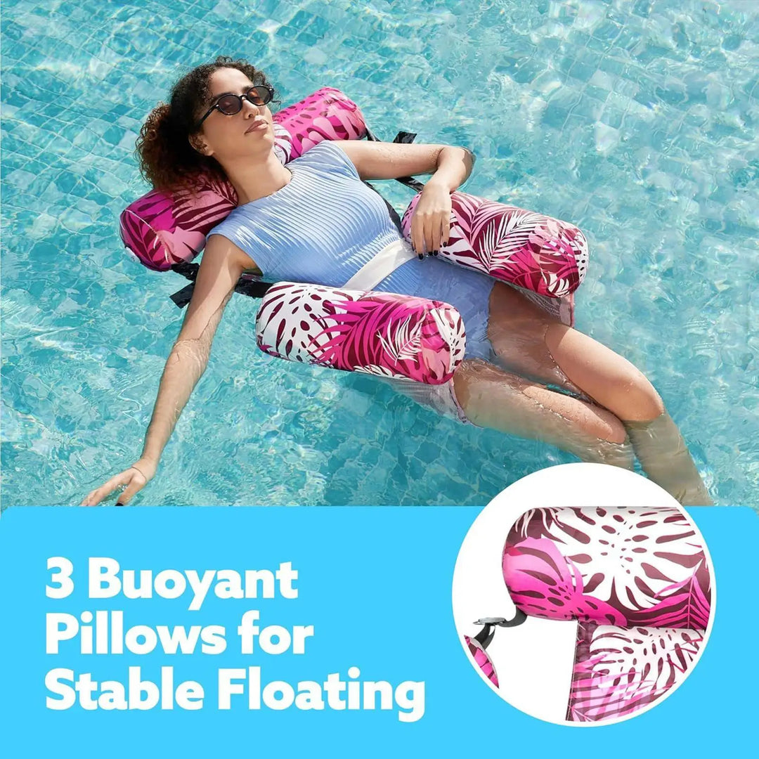 Inflatable Pool Float Hammock Chair Water Lounge Bed Summer 2026 Adults