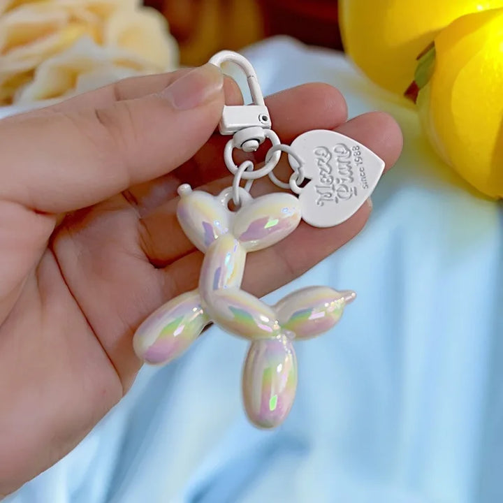 Balloon Dog Keychain Resin Cute Bag Pendant Fall 2025 Gift
