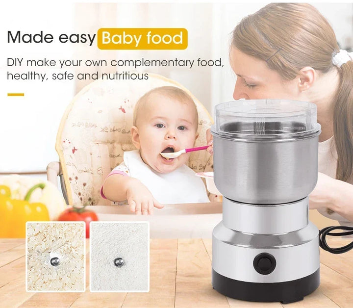Coffee Grinder Mini Electric Stainless Ultrafine 300ml