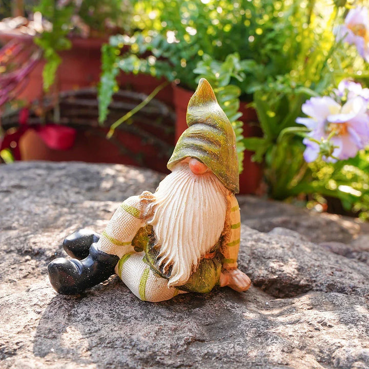 Garden Gnome Statue Resin Outdoor Decor Spring 2026 Gift Idea for Pots and Mini Landscapes