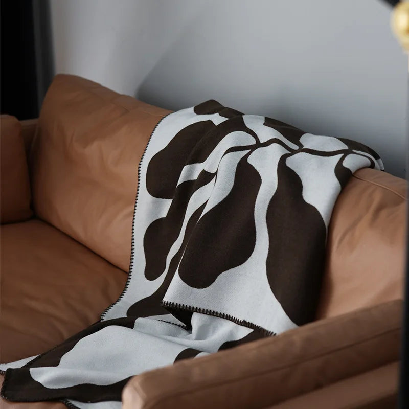 Jacquard Imitation Cashmere Throw Blanket – Soft Luxury Sofa Bedspread Nordic Geometric Shawl Home Decor 2026