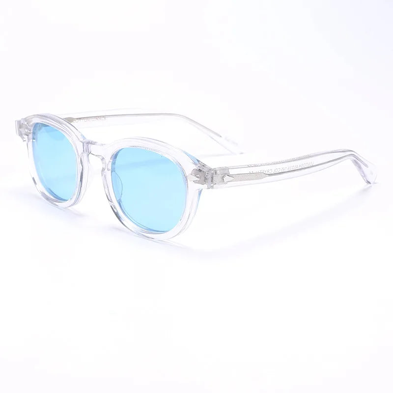 Polarized Sunglasses Vintage Round Acetate Frame Summer 2026 Driving Glare Reduction Gift Idea