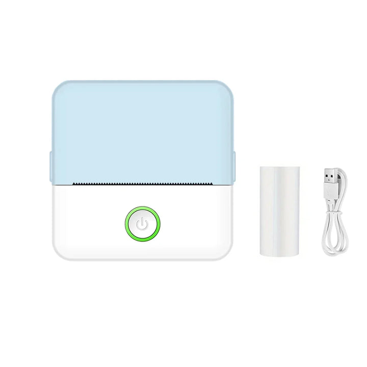 Mini HD Portable Label Thermal Printer for Students, Bluetooth Inkless Printing Device