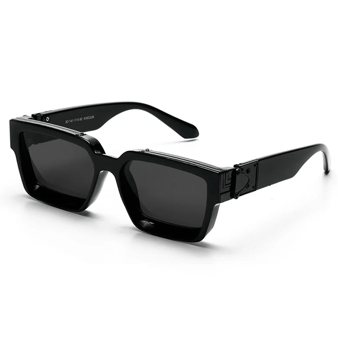 Sunglasses Black Retro Square Shades Luxury Fashion Eyewear Fall 2026 Trend Gift Idea