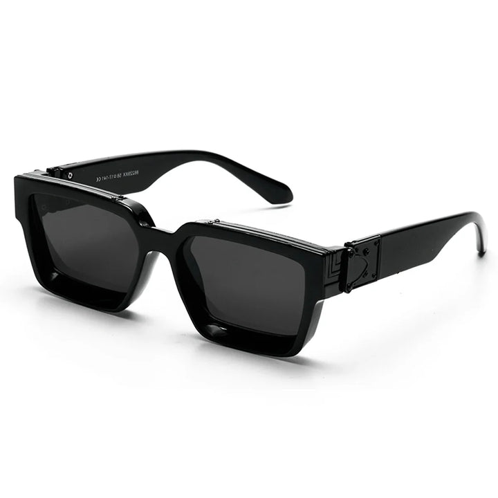 Sunglasses Black Retro Square Shades Luxury Fashion Eyewear Fall 2026 Trend Gift Idea