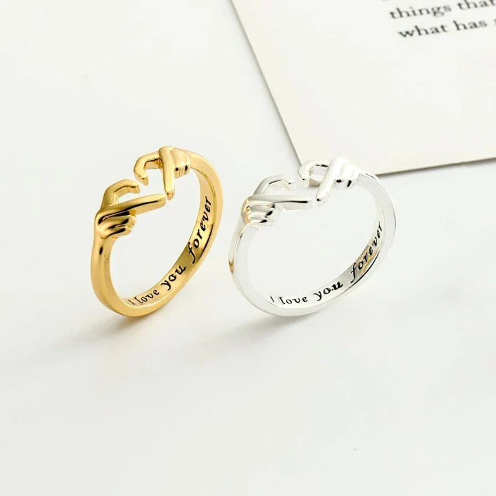 Heart Ring Hollow Double Layer Open Adjustable Ring Romantic jewellery Gift 2026 Valentine Gift Trend