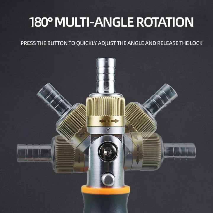 Multi-Functional Ratchet Screwdriver Set for Home Tools - Plum Blossom Design