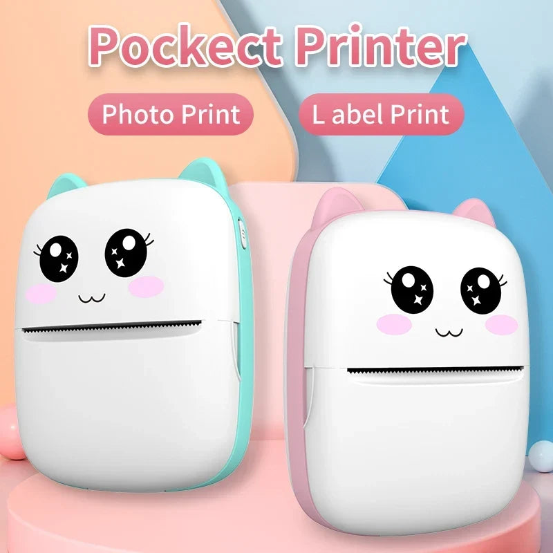 Mini Printer Thermal Ink-Free Portable Sticker Printer (Subscription option)
