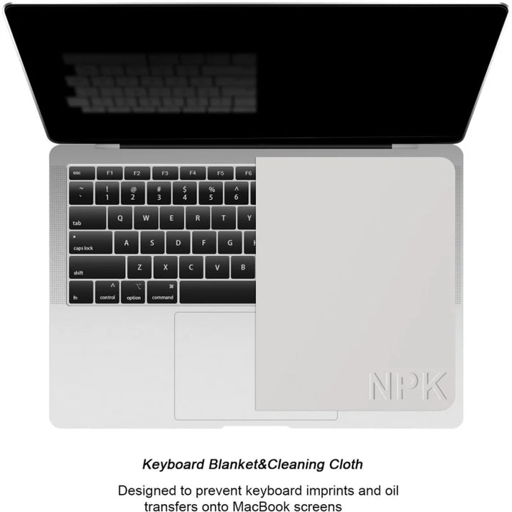 Microfiber Laptop Keyboard Cover &amp; Cleaning Cloth - Dustproof Protection